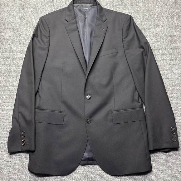J. CREW Ludlow Blazer Jacket Mens 42L Navy Loro Piana 120's Wool Single Breasted